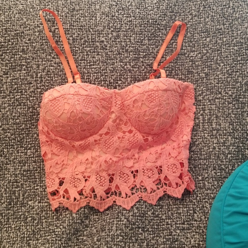 Lace crop top